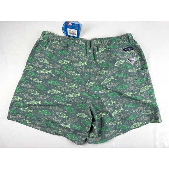 NWT Columbia PFG Omni-Shade Men's Fishing Nylon Swim Suit Bathing Trunks XL - Picture 3 of 9